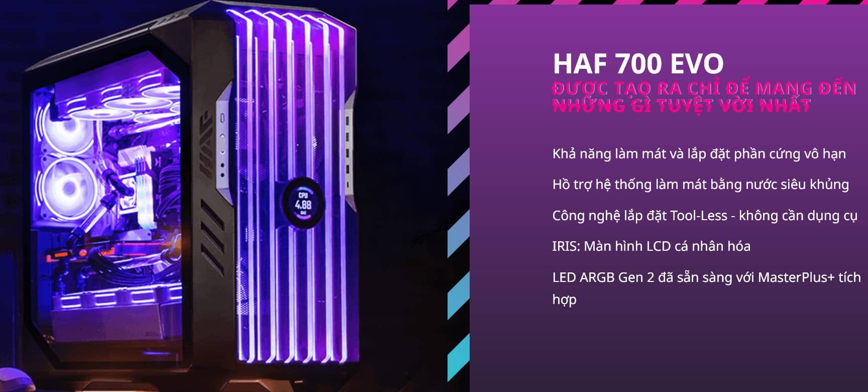 Vỏ Case Cooler Master HAF 700 EVO (Full Tower ) 