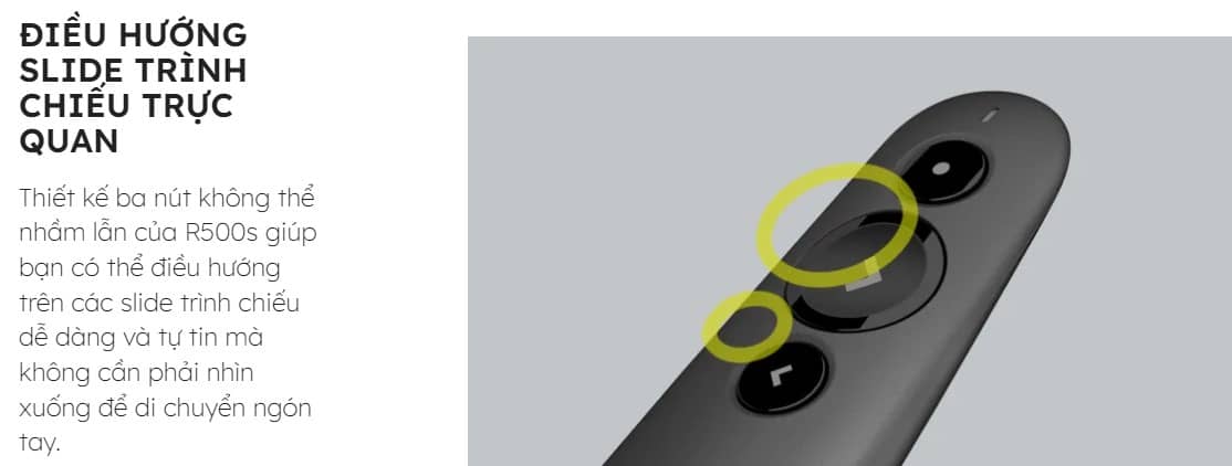Bút Trình Chiếu Logitech R500s