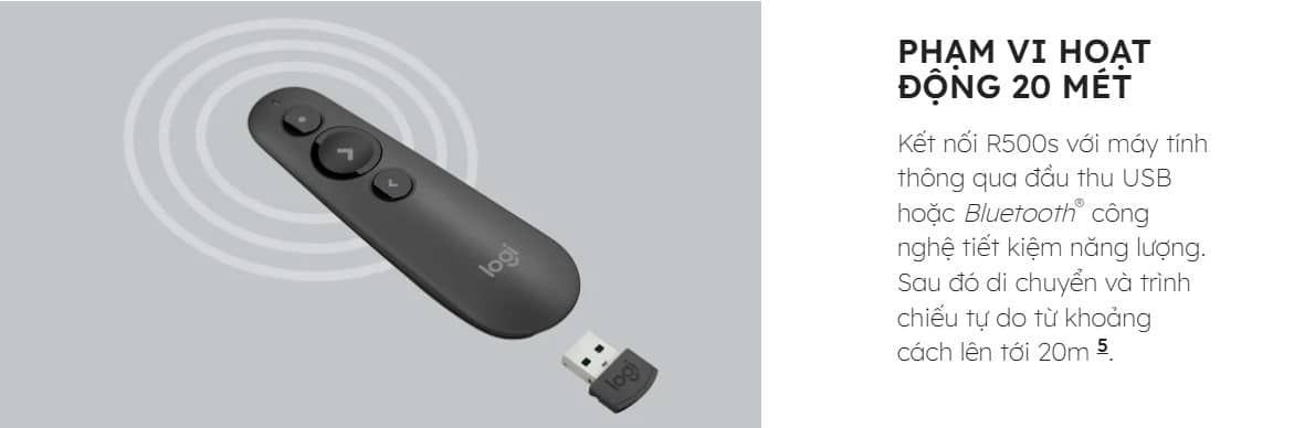 Bút Trình Chiếu Logitech R500s
