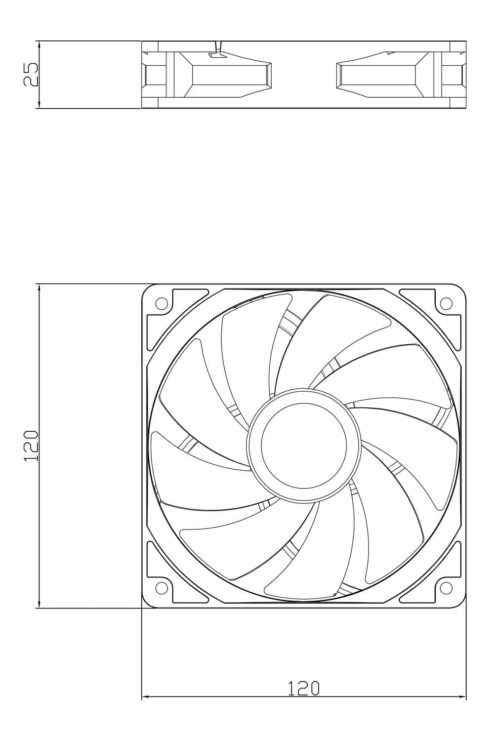 Fan Case Tản Nhiệt Thermalright TL-C12C 