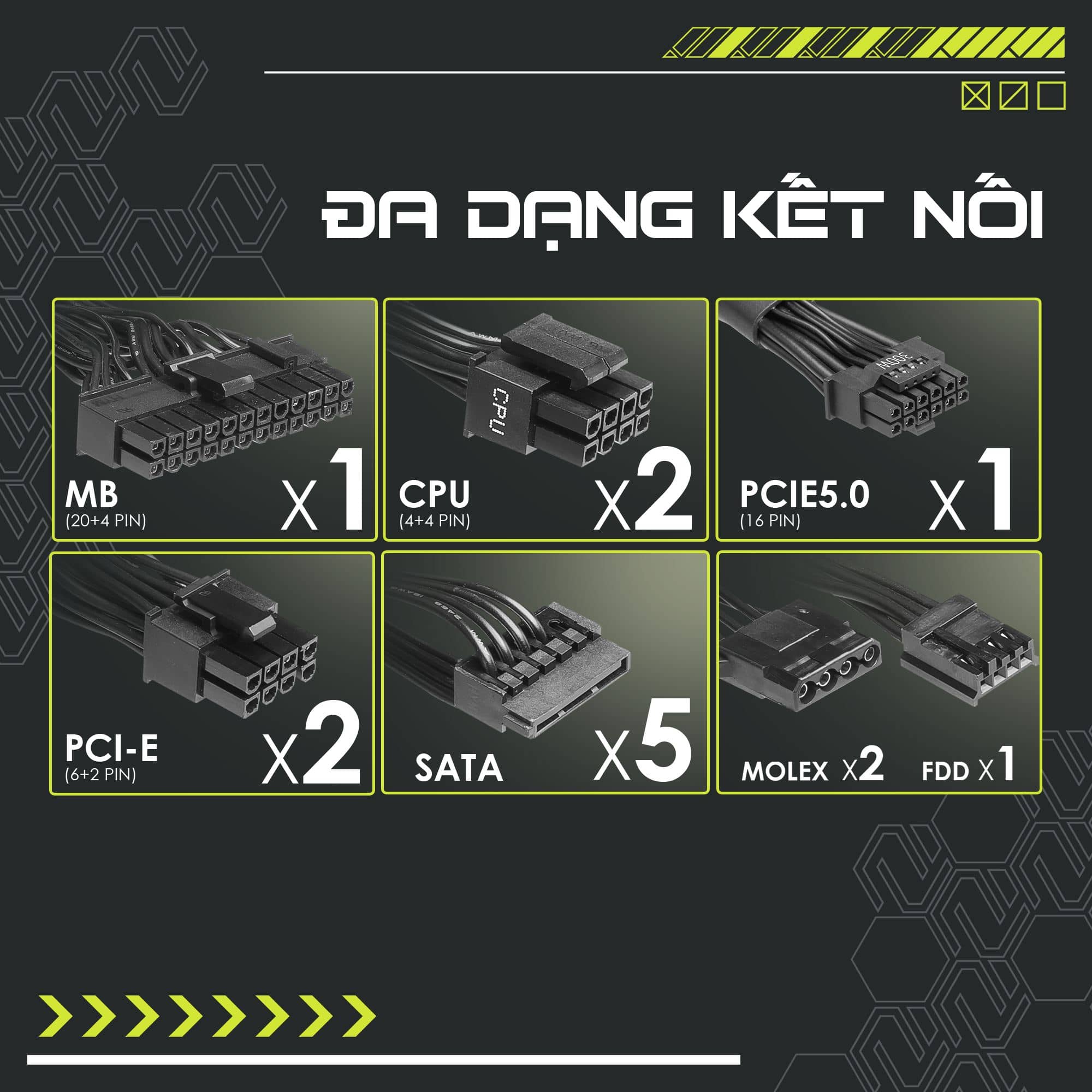 Nguồn máy tính MSI MAG A750BN PCIE5 750W ( 80 Plus Bronze/Màu Đen)