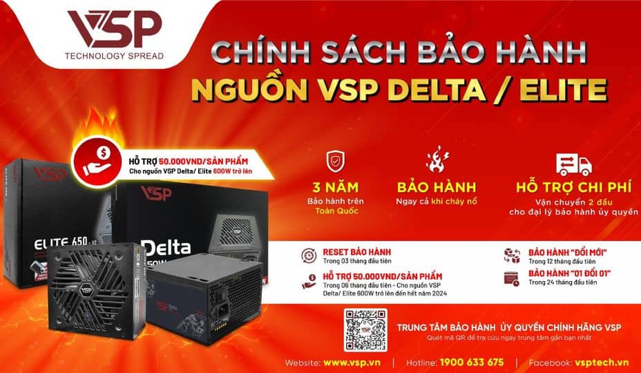 Nguồn VSP EcoMax E550W