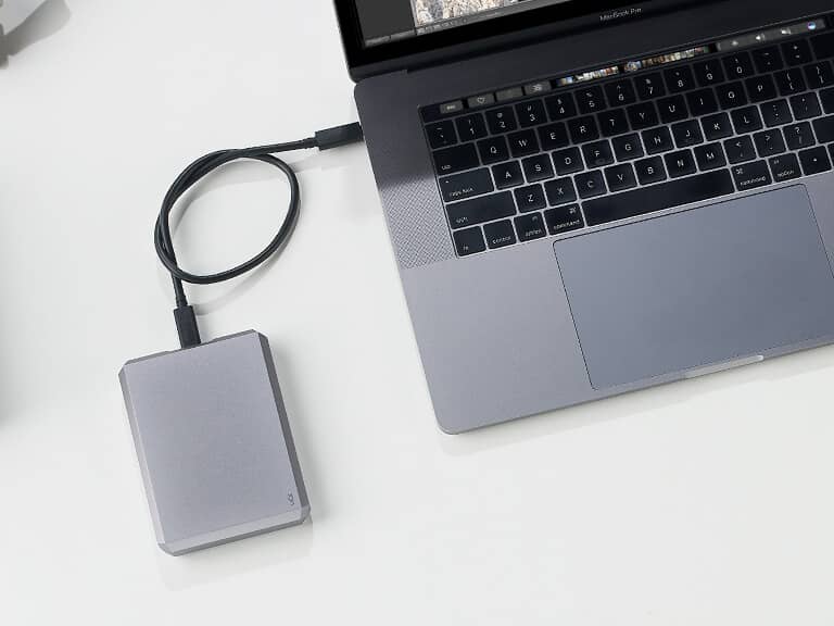 Ổ cứng di động USB-C USB 3.2 Gen1 LaCie Munich Mobile Drive Màu Bạc