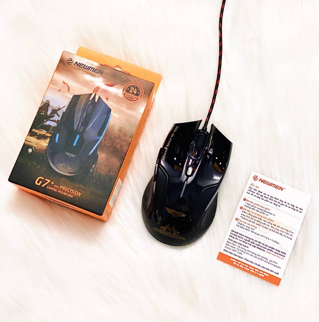 Chuột Gaming có dây Newmen G7Plus USB Black