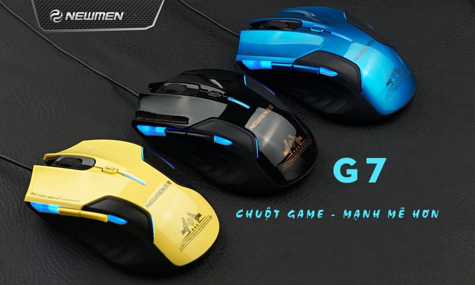 Chuột Gaming có dây Newmen G7Plus USB Black
