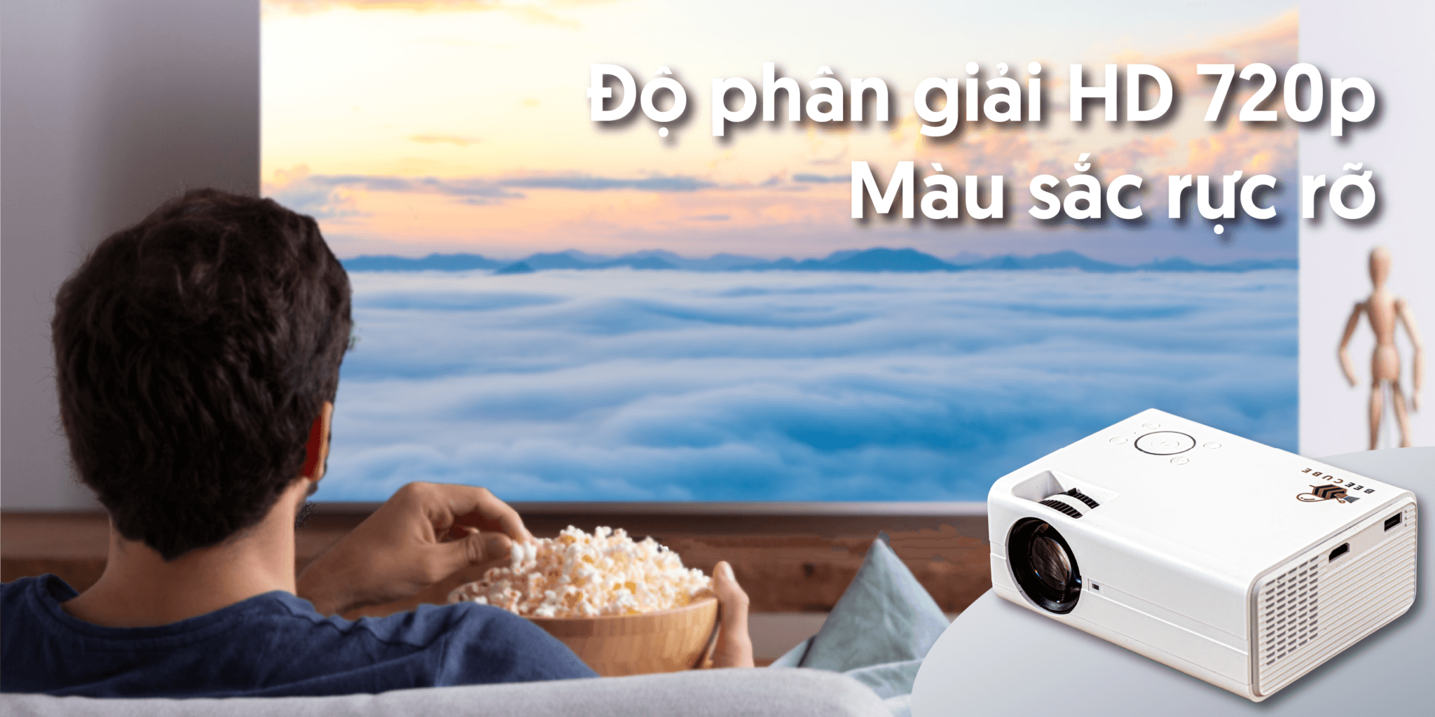 Máy Chiếu Mini Beecube X1