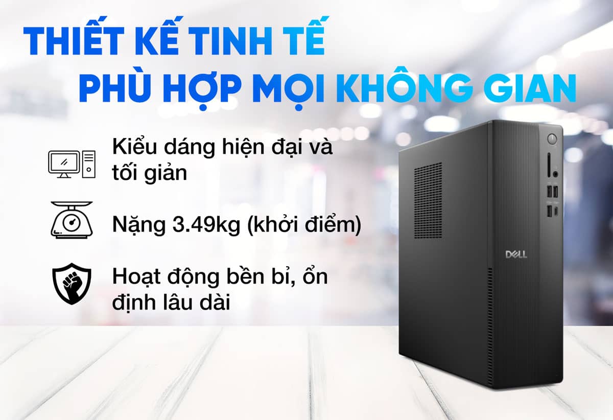 Máy tính để bàn Dell Slim ECS1250 (DS-14100-8-512G)