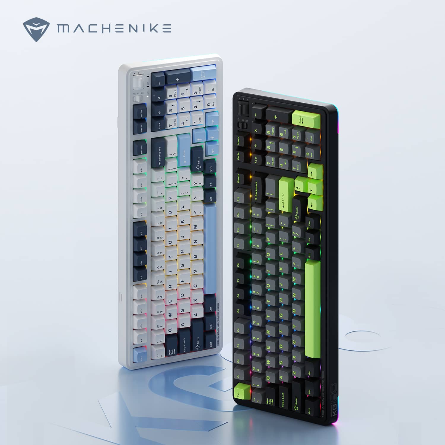 Bàn phím Machenike KG98 Tri-mode RGB 1