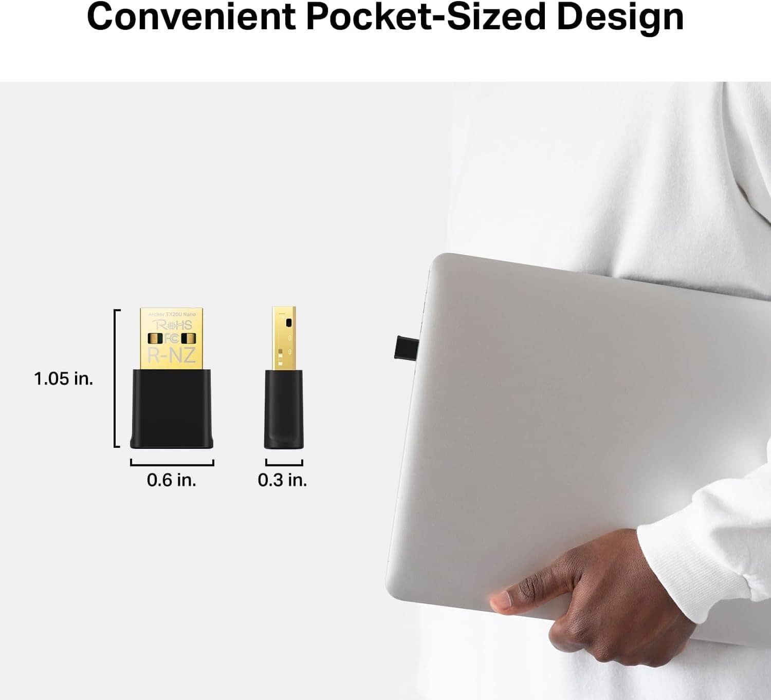 Card mạng không dây USB Wifi 6 Tp-Link Archer TX20U Nano AX1800 6