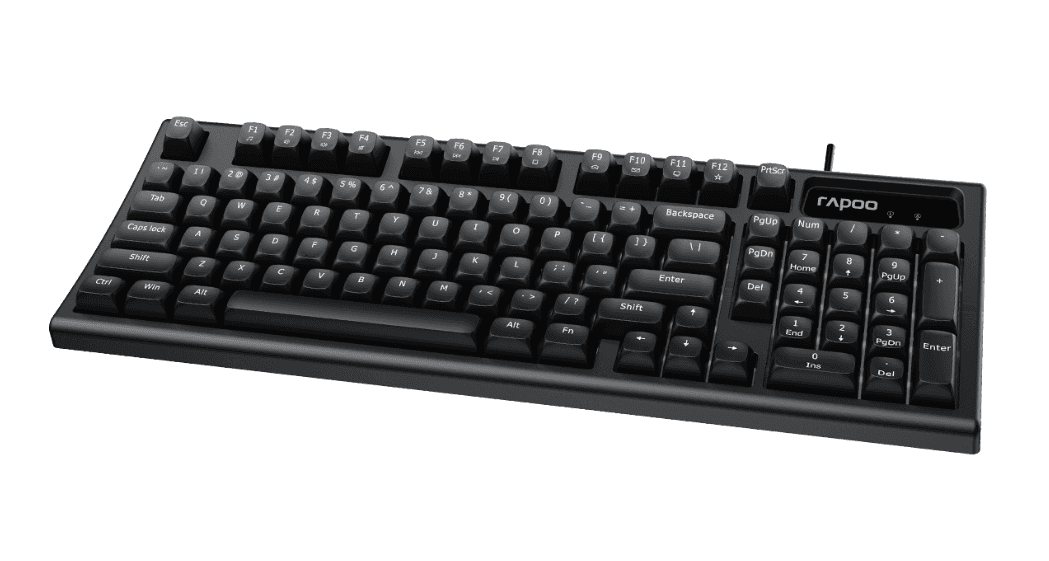 Bàn phím giả cơ gaming Rapoo NK2800 Black 4