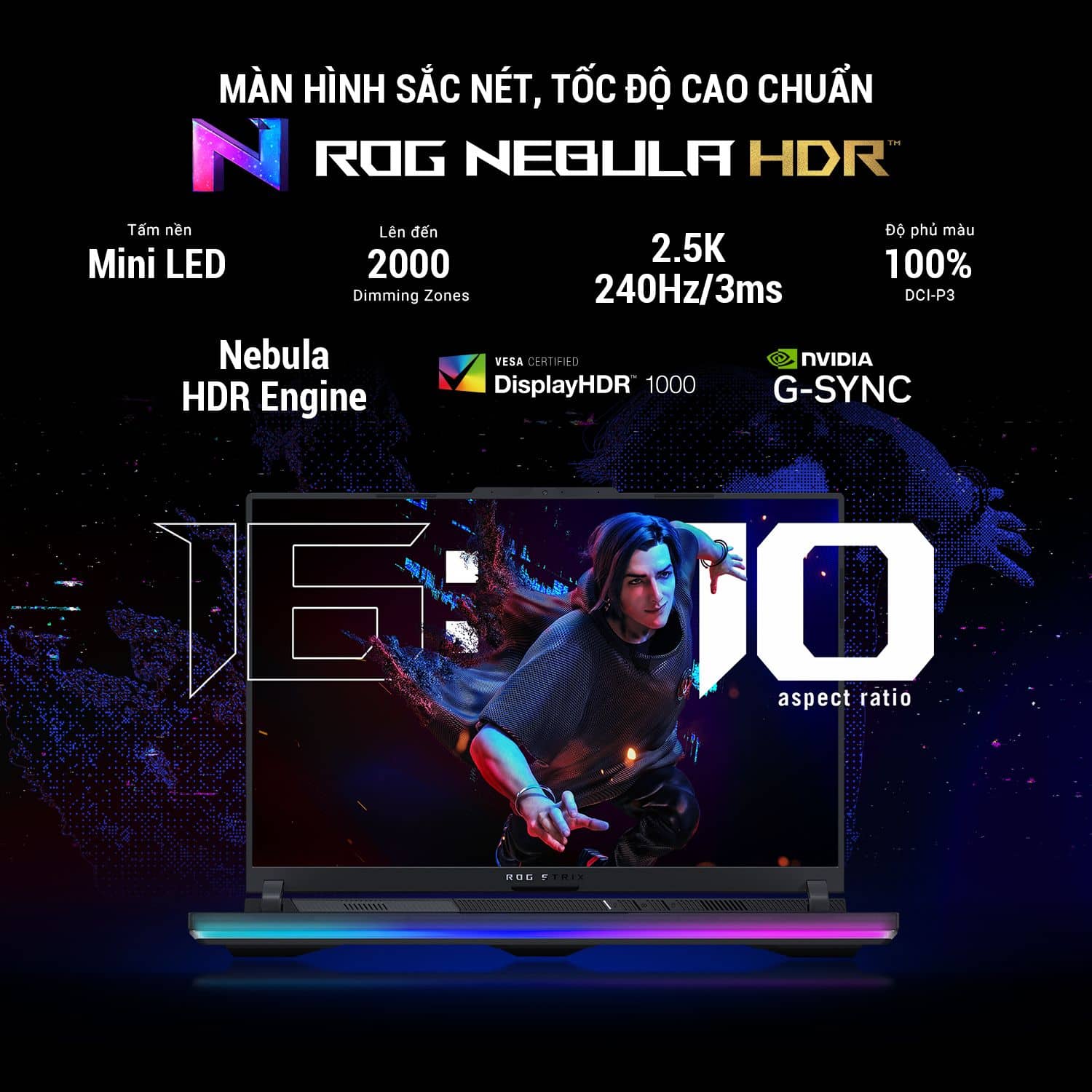 Laptop Asus Gaming ROG Strix G814JIR-N6007W