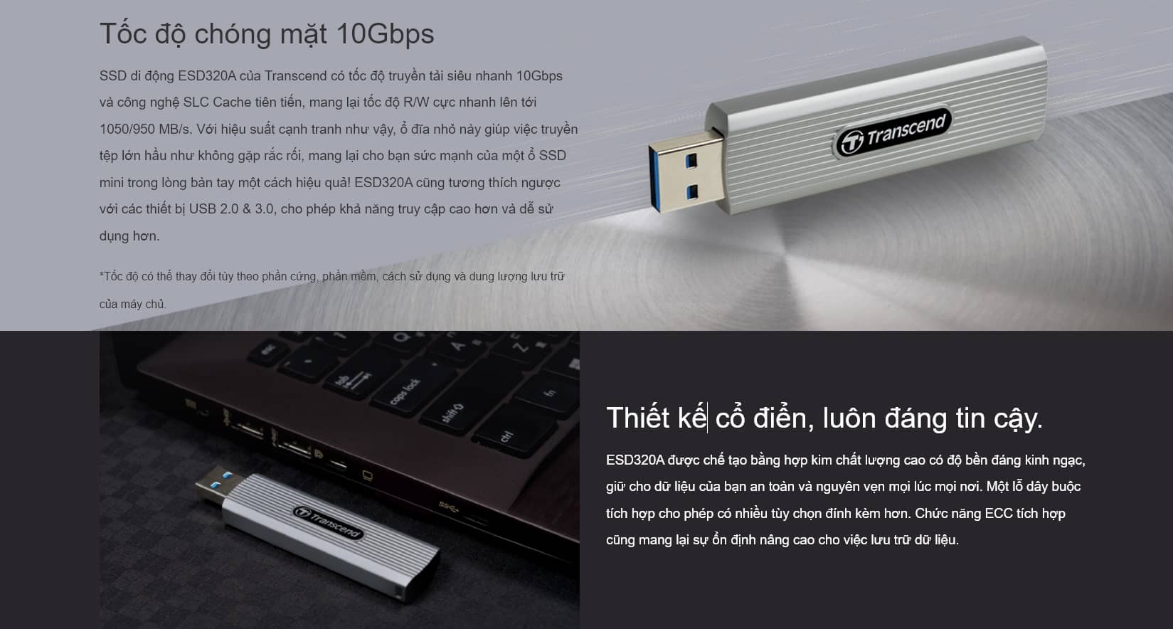 Ổ cứng di động Transcend ESD320A Portable SSD