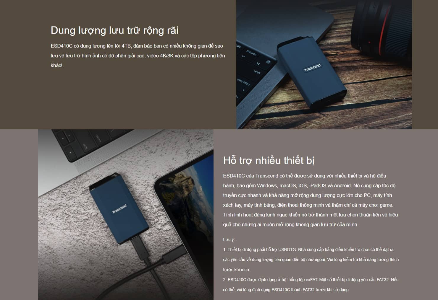 Ổ cứng di động Transcend ESD410C Portable SSD