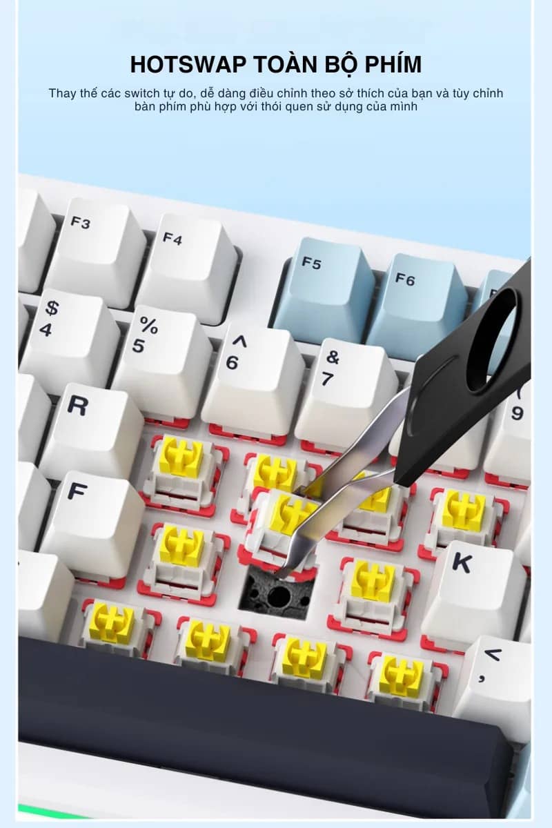 Bàn phím cơ gaming AULA S98 Pro 10