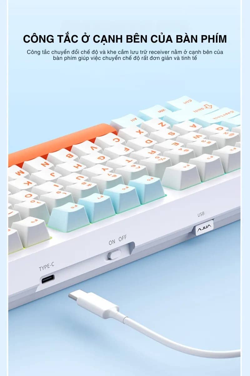 Bàn phím cơ gaming AULA S98 Pro 15