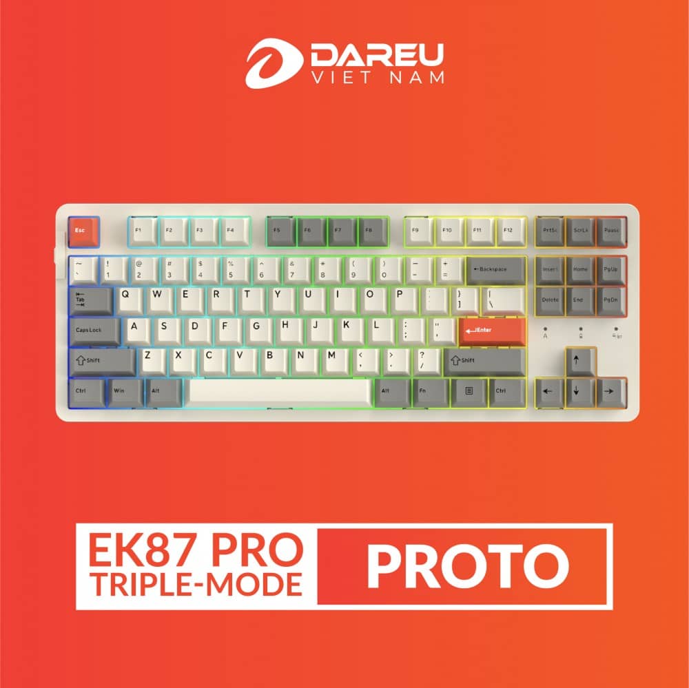 Bàn phím cơ DareU EK87 Pro Proto 1