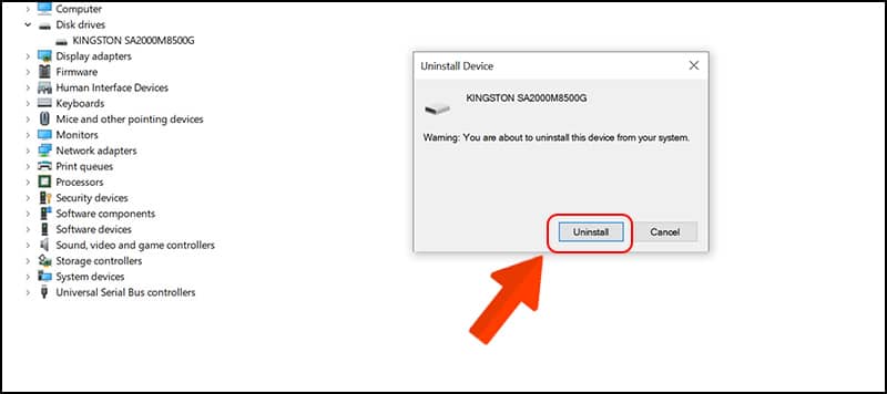 Không nhận, nhận sai hoặc lỗi Driver