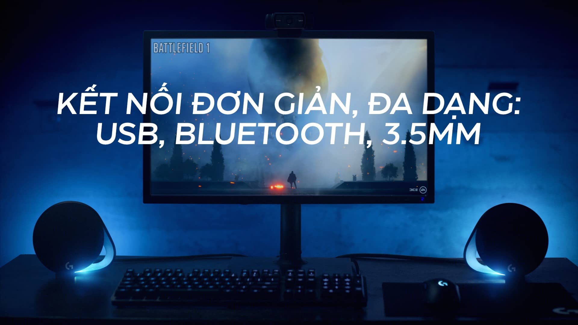 Loa Logitech G560 LIGHTSYNC RGB Gaming