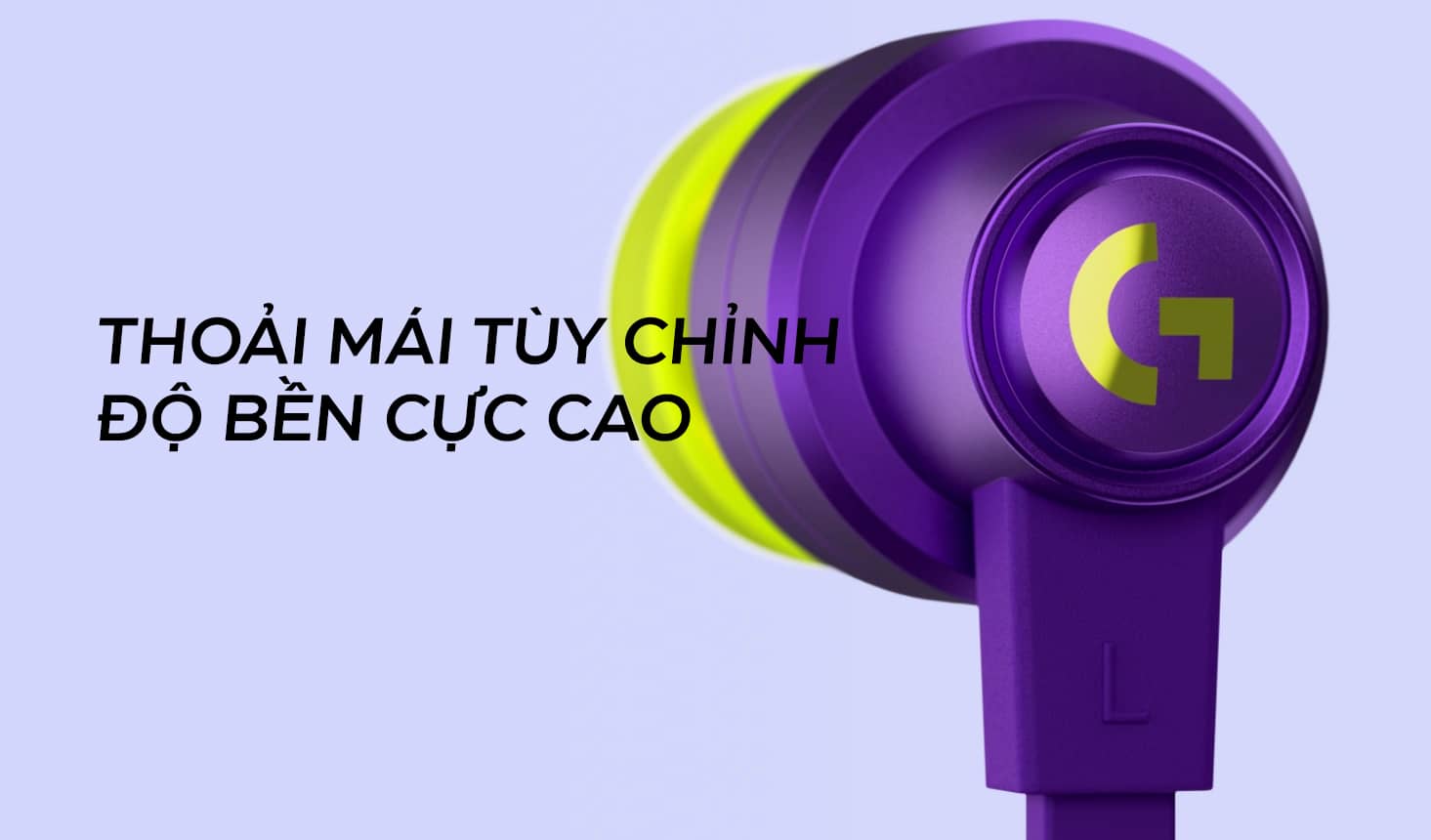 Tai nghe Logitech G333 Tím