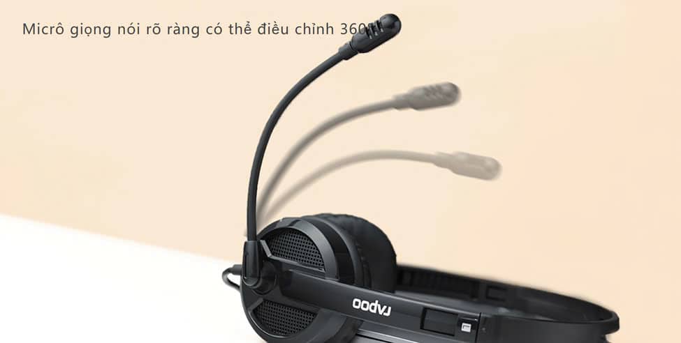 Tai nghe có dây Rapoo H10 2