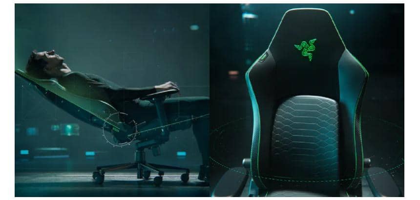 Ghế game RAZER ISKUR V2 - Dark Grey Fabric 3