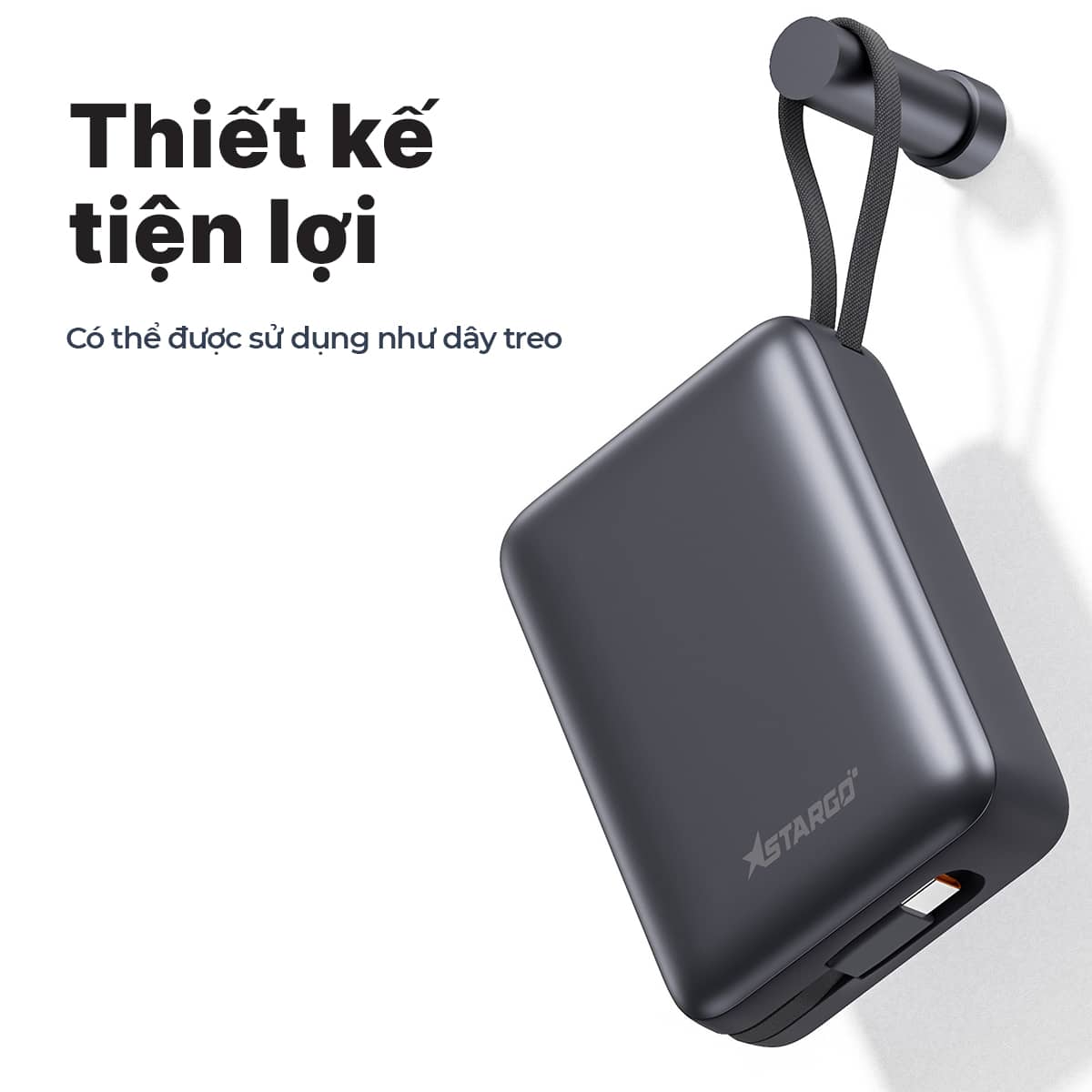 Pin sạc dự phòng Stargo Star X2 20000mAh 22.5W Màu Xám 3