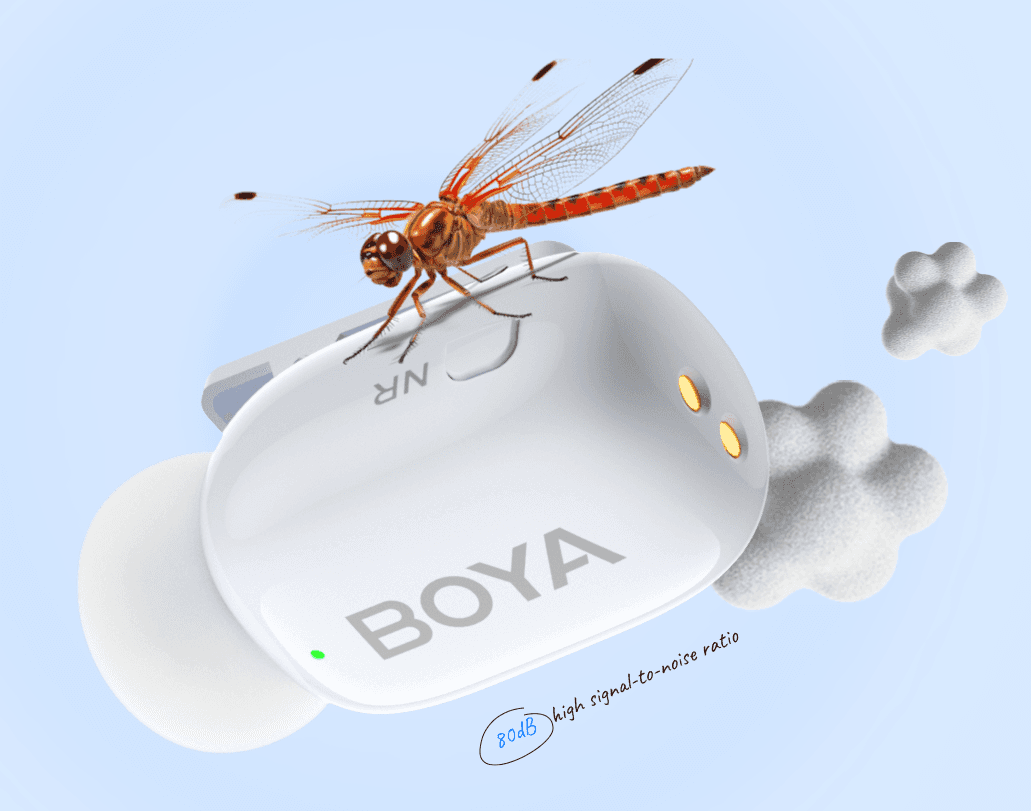 Microphone không dây BOYA mini-13 - Màu trắng 5