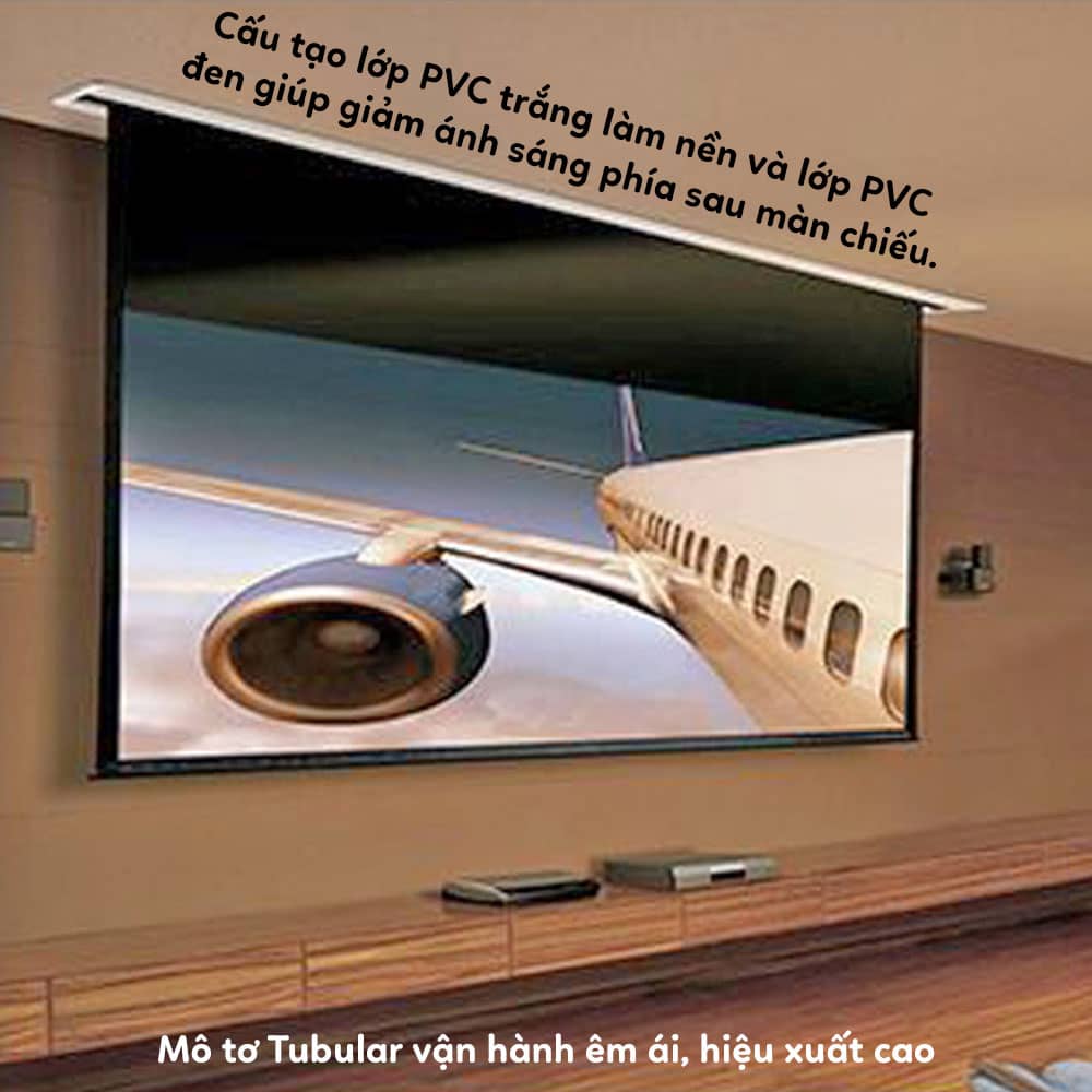 Màn chiếu điện âm trần Dalite CM