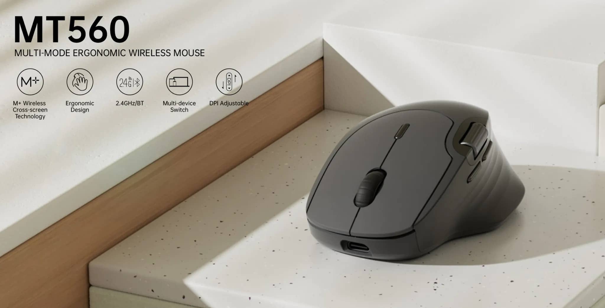 Chuột không dây Rapoo MT560 1