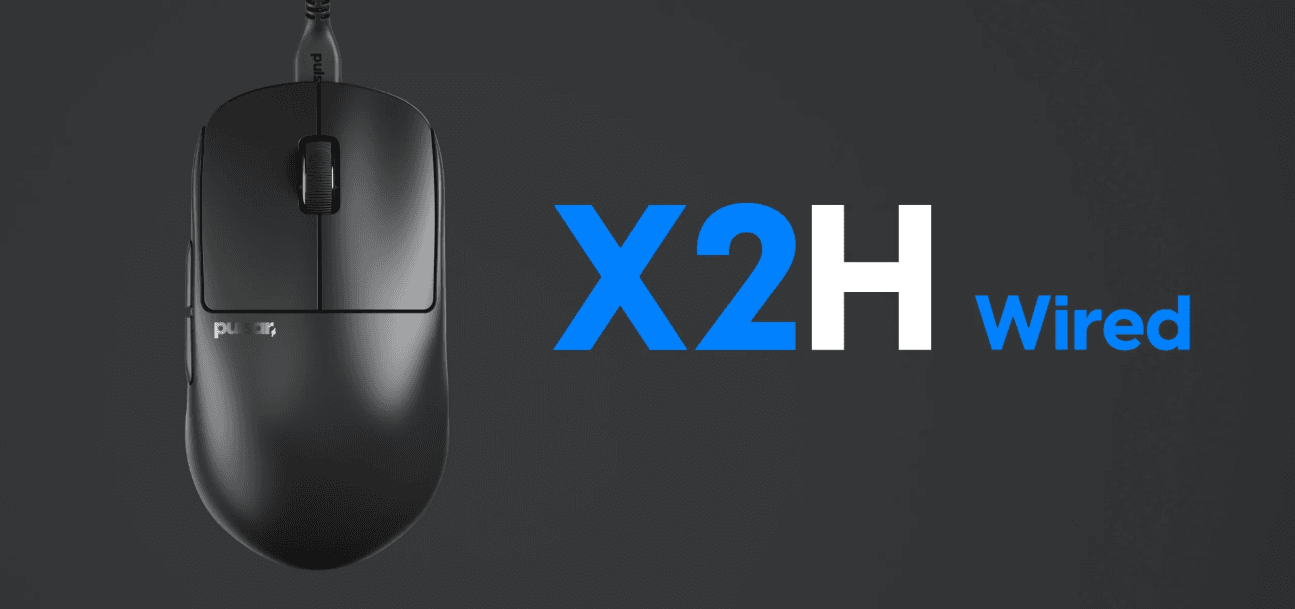 Chuột có dây Pulsar X2H Wired Medium White 1