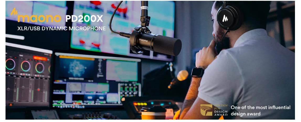 Micro thu âm có dây Maono PD200X