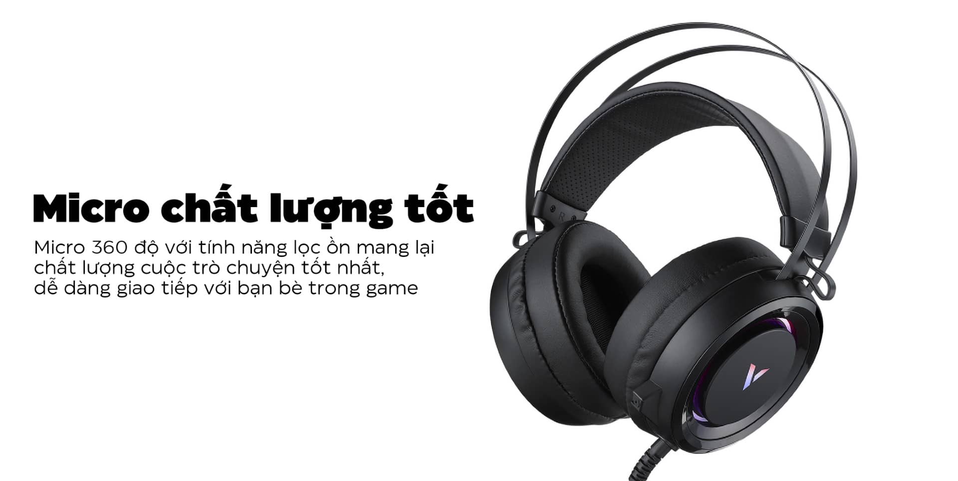 Tai nghe gaming Rapoo VH500C (USB, 7.1 Led RGB)