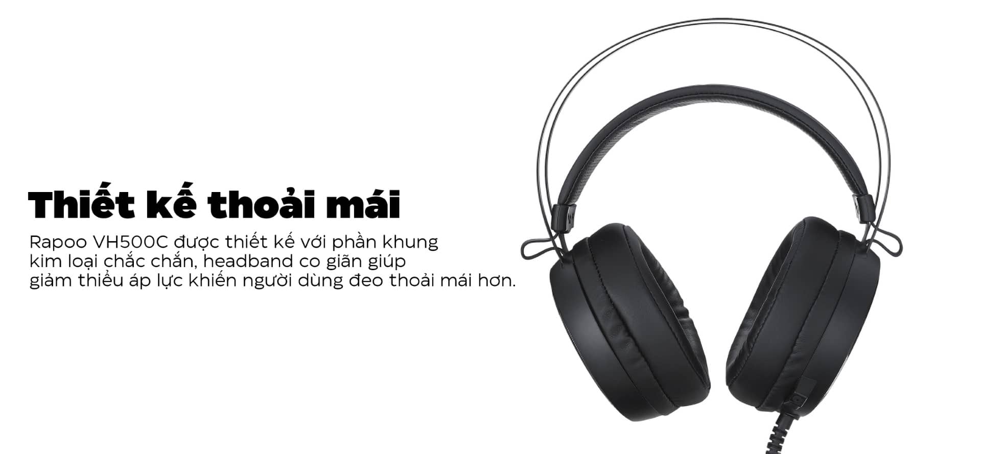 Tai nghe gaming Rapoo VH500C (USB, 7.1 Led RGB)