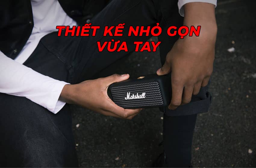 Loa Marshall Emberton - Màu đen (Brass)