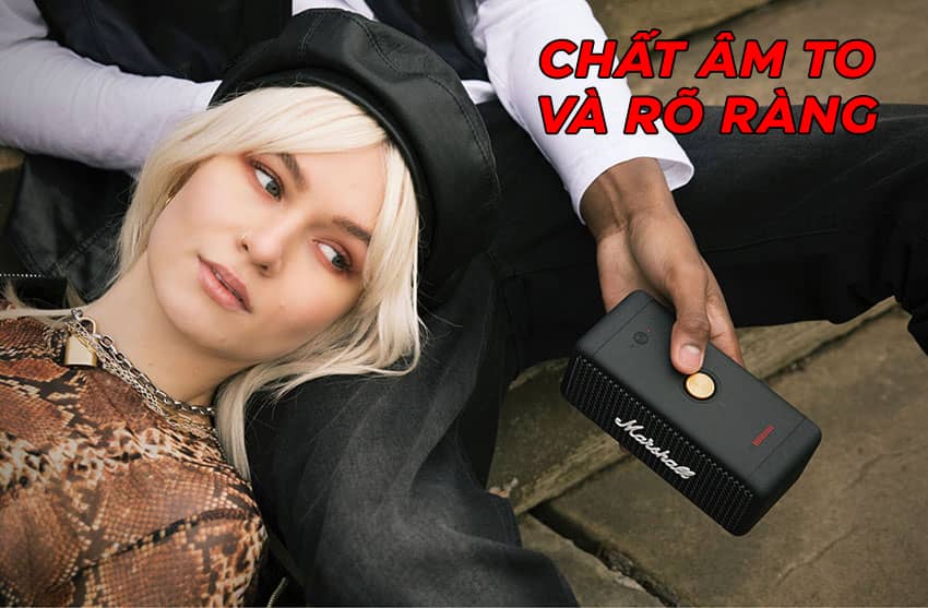 Loa Marshall Emberton - Màu đen (Brass)