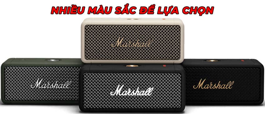 Loa Marshall Emberton - Màu đen (Brass)