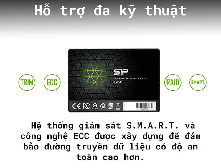 Ổ cứng SSD SILICON POWER S56 480GB SATA3 6Gb/s 2.5 inch 