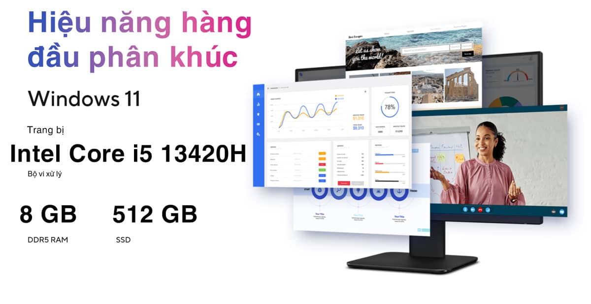 Máy tính all in one Asus P440VAT-WPD007W -  HACOM