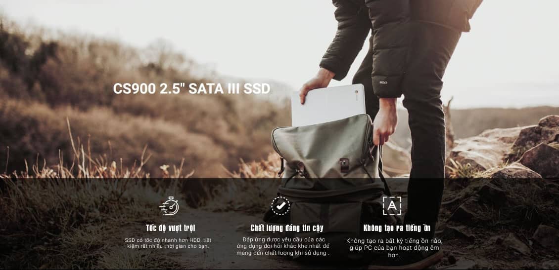 Ổ cứng SSD PNY CS900 500GB 2.5 inch SATA3 (Đọc 550MB/s - Ghi 500MB/s) - (SSD7CS900-500-RB) (ID: 79058)