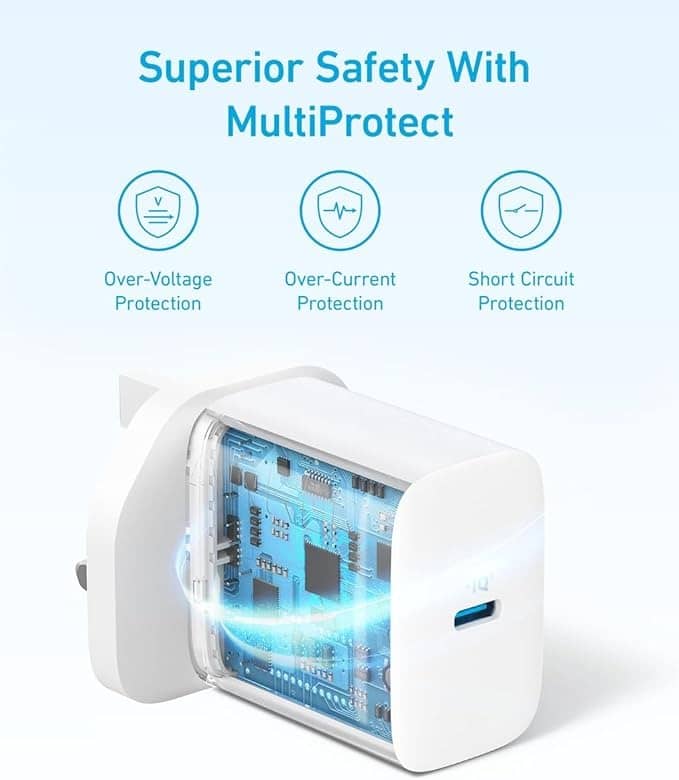 Củ sạc Anker 1C/20W Trắng (White) B2B_A2347J21