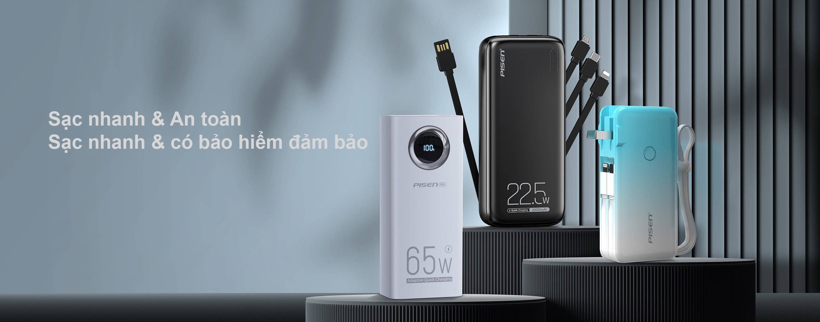 Trạm sạc dự phòng PISEN Power Station 622Wh (Outdoor, LED 3W, AC, USB, Car, DC )  2