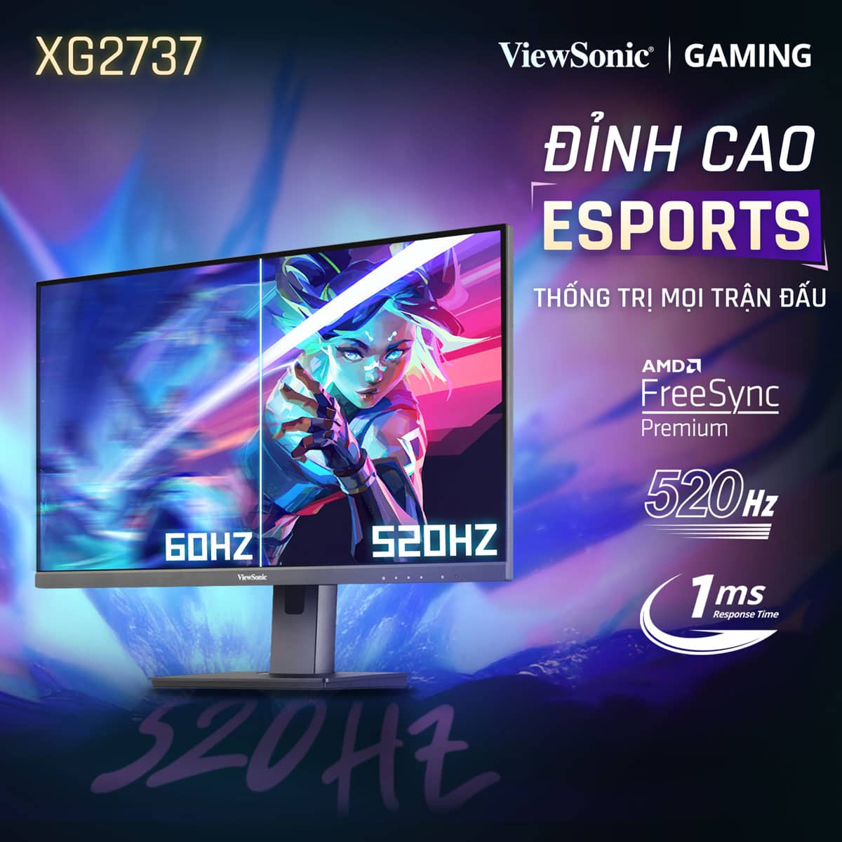Màn hình gaming ViewSonic XG2737
