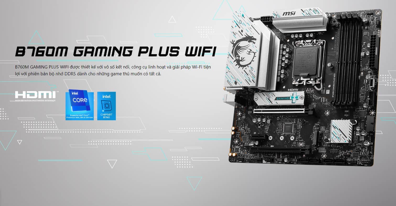 Mainboard MSI B760M GAMING PLUS WIFI 