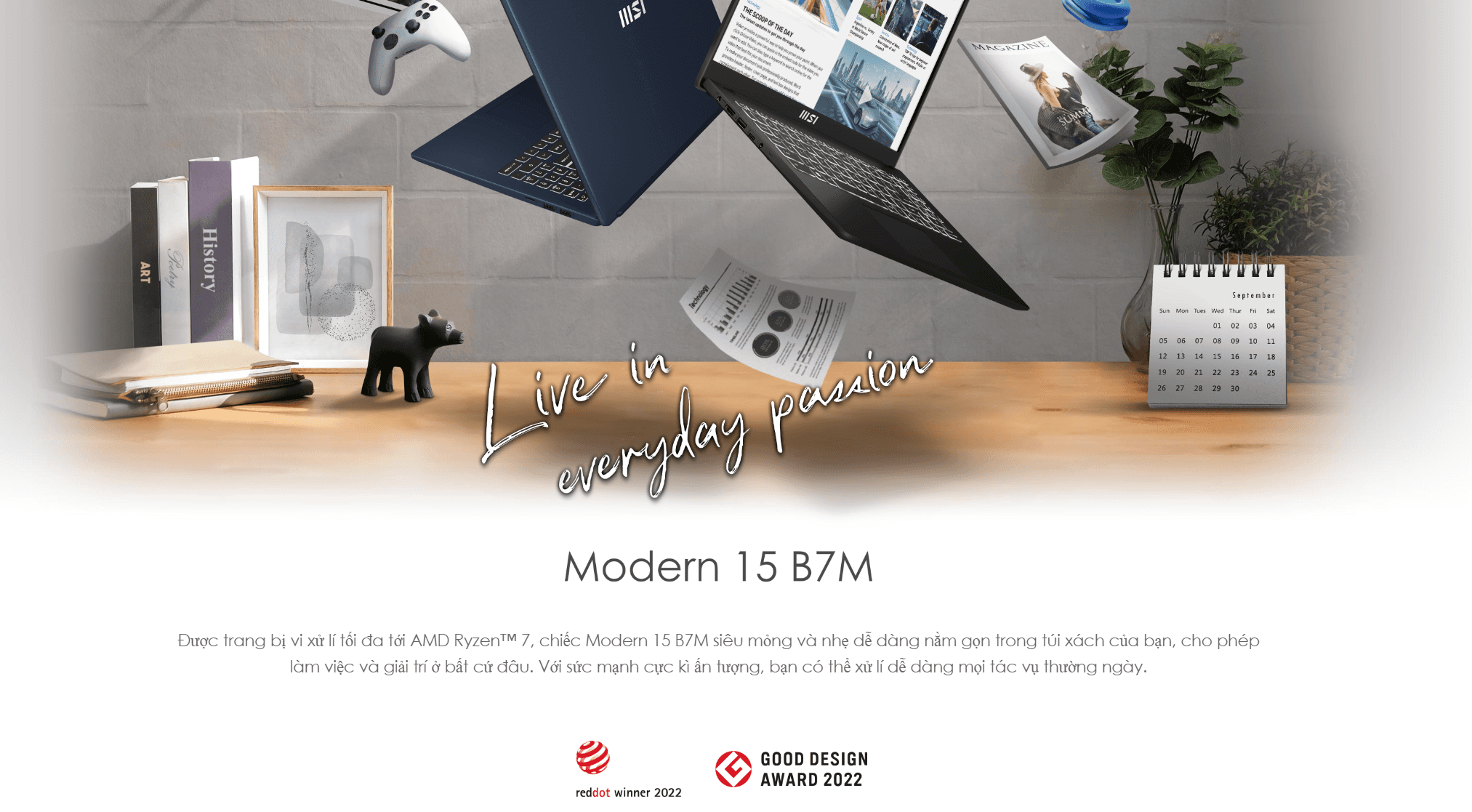 Laptop MSI Modern 15 (B7M-238VN) 