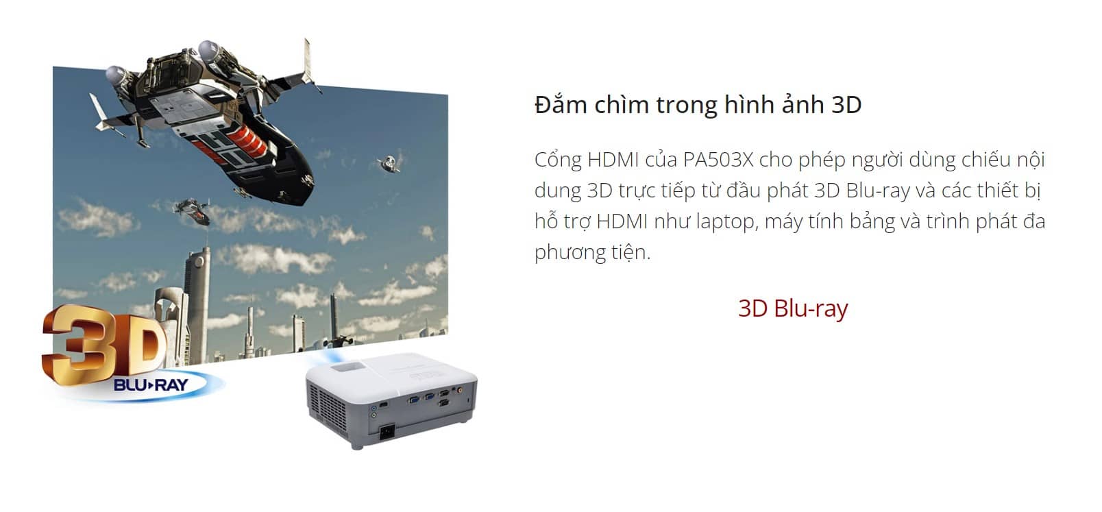 Máy chiếu đa năng Viewsonic PA503