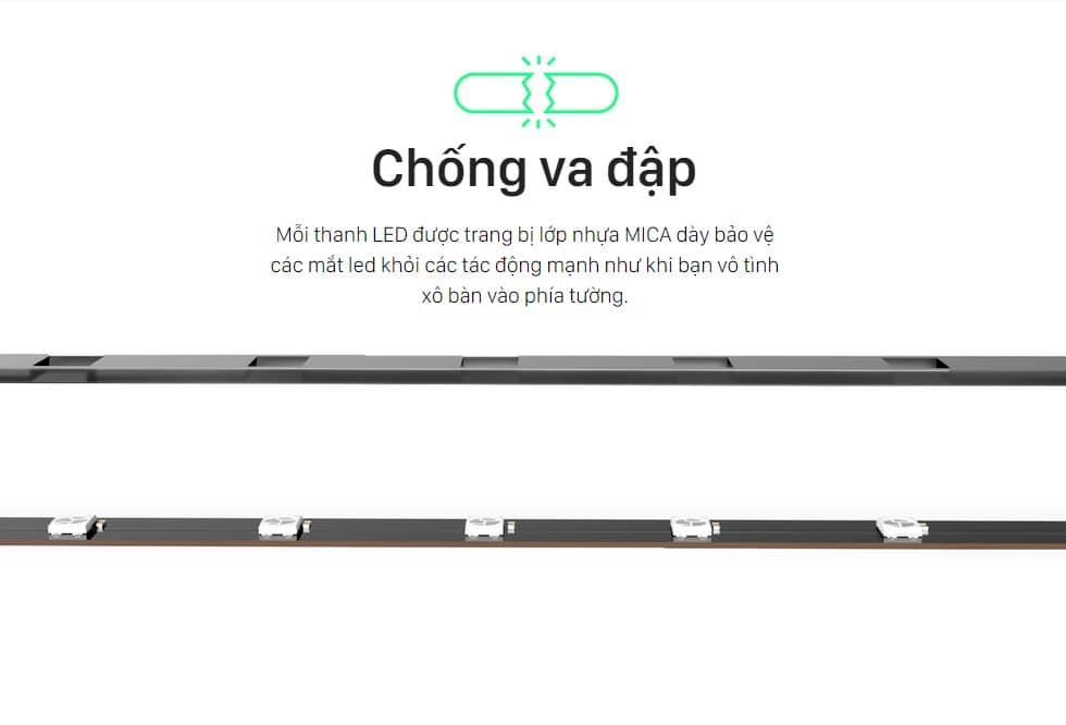 Bộ đèn LED dán cạnh bàn Ambino Edge 