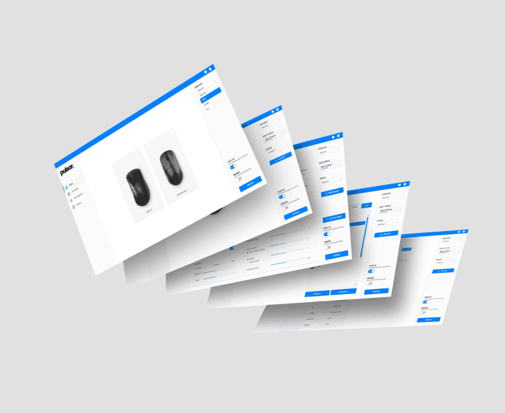 Chuột Pulsar không dây X2 V3 Size 2 White 9