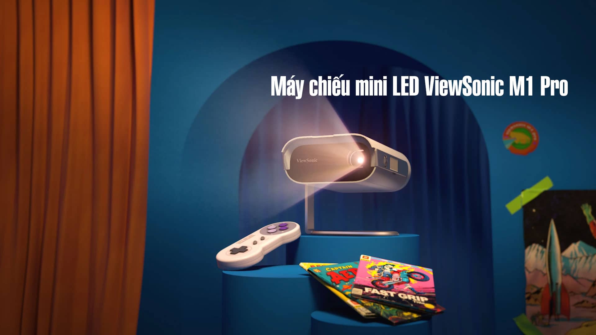 Máy chiếu mini LED ViewSonic M1 Pro