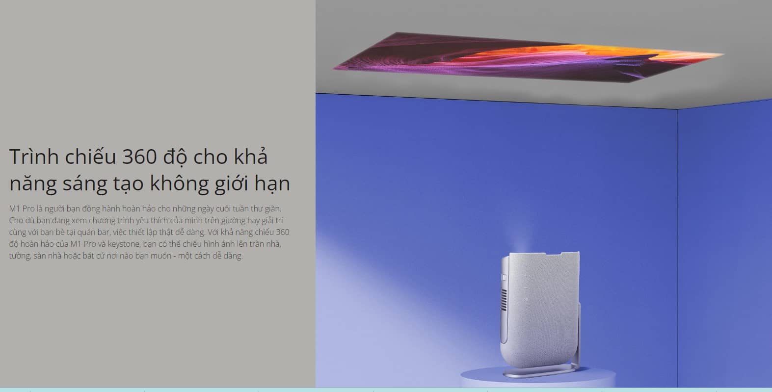 Máy chiếu mini LED ViewSonic M1 Pro