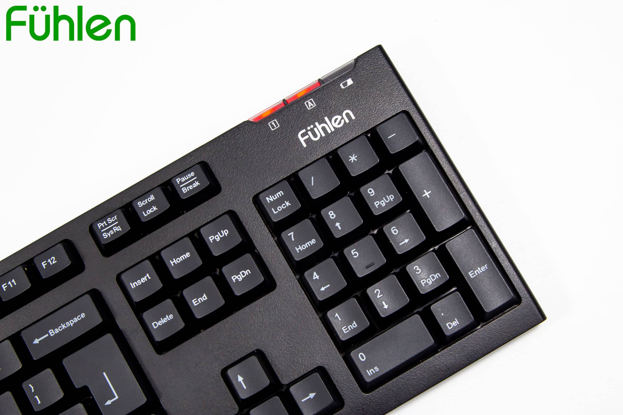 Bàn phím không dây Fuhlen L411W (Wireless 2.4Ghz/Đen) 2